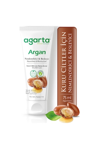 Agarta Doğal Argan Besleyici Nemlendirici Cilt Kremi 75 ML
