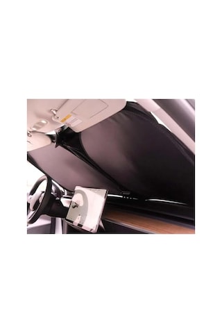 Tesla Model Y İçin Uyumlu Uv Koruma Ve Isı Önleyici Titanyum Gümüş Oto Güneşlik 87371944