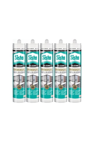 Sista Şeffaf Silikon 280 Ml Henkel (5 Adet) Şeffaf Sista Şeffaf Silikon 280 Ml Henkel (5 Adet) Şeffaf