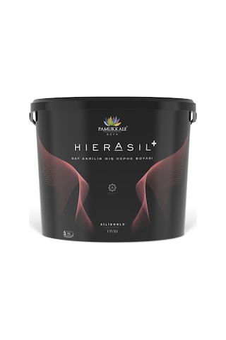 Pamukkale Hierasil1 Ipek Mat Silikonlu Dış Cephe Boyası 7.5 L
