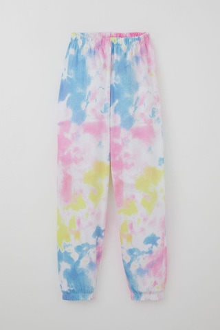 Breeze Kız Çocuk Pijama Takımı Batilk Desenli 4-8 Yaş, Karışık Renk Çok Renkli