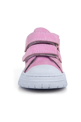Rakerplus Tails Hakiki Deri Pembe Cırtlı Çocuk Spor Bot Pembe
