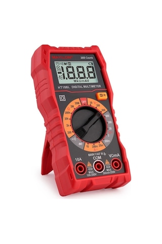 Butuglobal Ht108l 600v 10a Lcd Dijital Multimetre Dc Gerilim Diyot Frekans Multitester Akım Test Cihazı