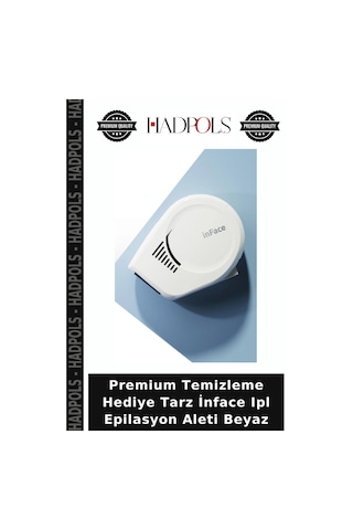 Premium Temizleme Hediye Tarz İnface Ipl Epilasyon Aleti Beyaz