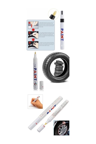 Lastik Yazı Kalemi Beyaz