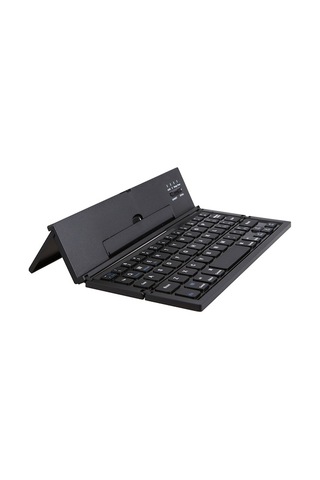 Fastbuy Tcherchı Üçlü Katlama Akıllı Telefon, Tablet Harici Taşınabilir Bluetooth Klavye, Kullanıcıya Özel Tasarım