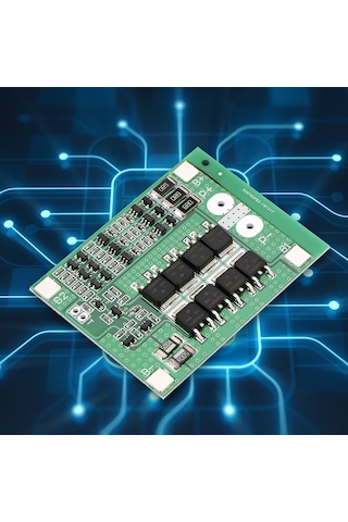 Geeroyoo 12v 3 Seri 18650 Li-po Batarya Koruma Kartı 25a Dengeli Aşırı Şarj/boşaltma/kısa Devre Koruma