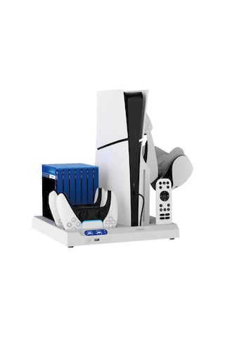 Cbtx Ps5 / Ps5 Slim Console Soğutma Base Set Seti Disk Depolama Rafı İçin Ipega Pg-p5s028 Usb Bağlantı Noktası Ve Işık