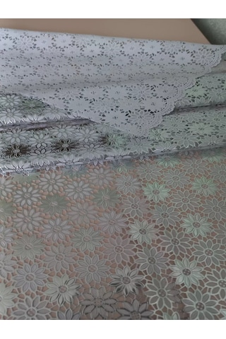 Stylishlook Ajurlu Dantel Pvc Peçete 182840386 Gri