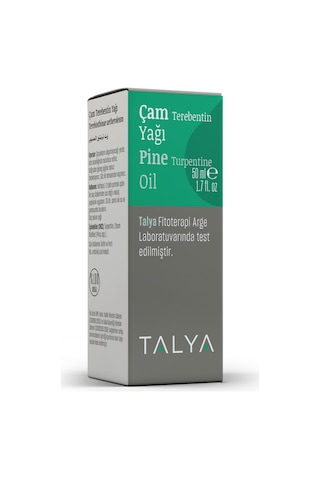 Talya Soğuk Sıkım %100 Saf ve Doğal Çam Terebentin Yağı 50 ML
