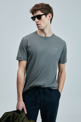 Lufian Bran Modern Grafik T- Shirt Koyu Yeşil Koyu Yeşil 111020262100610 Koyu Yeşil