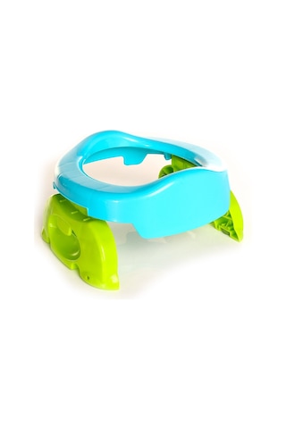 Baby Plus Portatif Katlanabilir Bebek Tuvalet Lazımlık & Klozet Adaptörü 15 Ay+ Hediyeli BYP-134723 Mavi