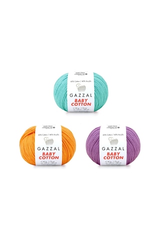Gazzal Baby Cotton Amigurumi 50Gr - Örgü Ipi (479999010)
