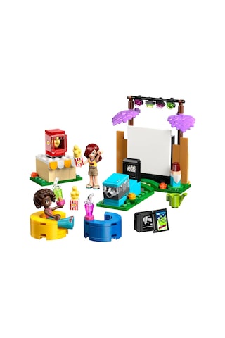 LEGO® Friends Arkadaşlık Film Gecesi 42642 - 6 Yaş ve Üzeri Çocuklar için 2 Mini Bebek İçeren Yaratıcı Oyuncak Yapım Seti (154 Parça)