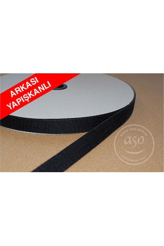 2 Cm 25 Metre Cırt Bant Şerit, Arkası Güçlü Yapışkanlı Siyah