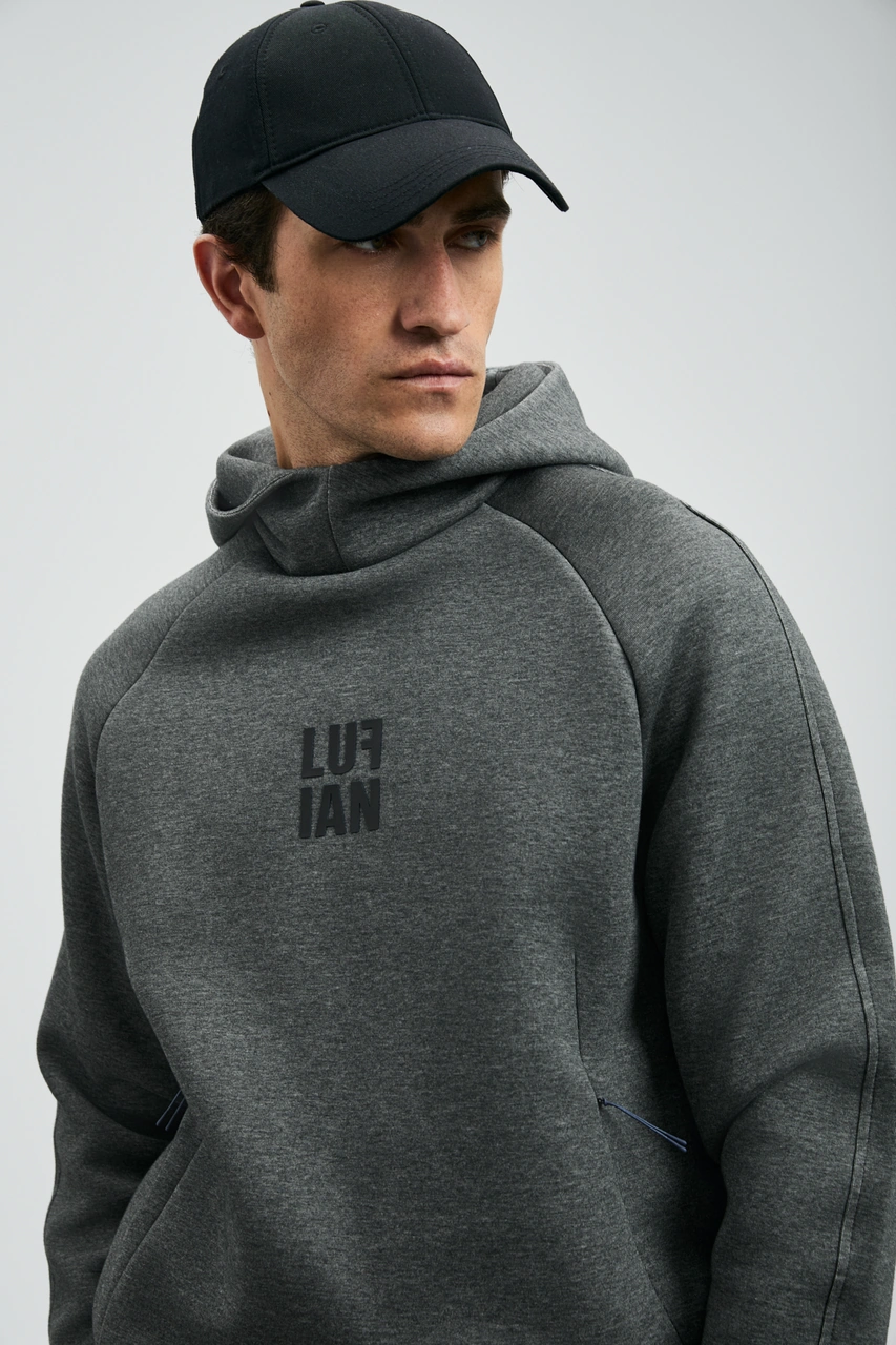 Lufian Snow Erkek Sweatshirt Antrasit Antrasit 112030183100110 Antrasit
