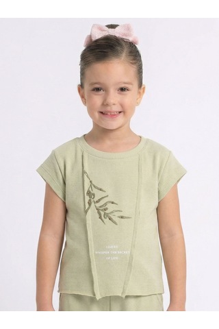 Xo Kids Kız Çocuk Tişort 4-8 Yaş 38510 Yeşil