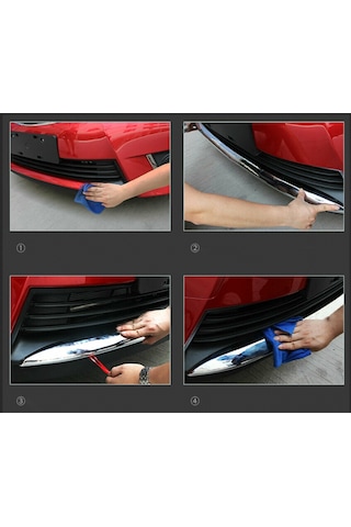 Toyota Corolla Uyumlu 2014-2016 Ön Tampon Çıtası Abs Krom