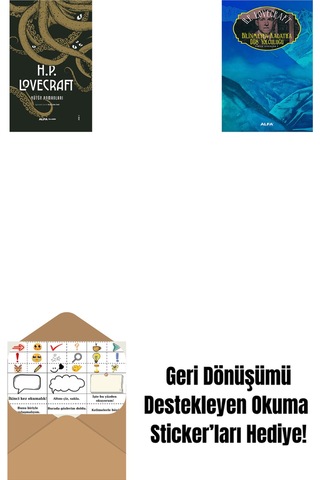 H.p. Lovecraft - Bütün Romanları Ciltli + Bilinmeyen Kadath'a Düş Yolculuğu + Okuma Sticker'ları