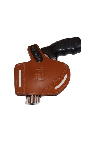 Smith Wesson 38 Calibre Deri Tabanca Kılıfı Taba Açık-40123 Taba