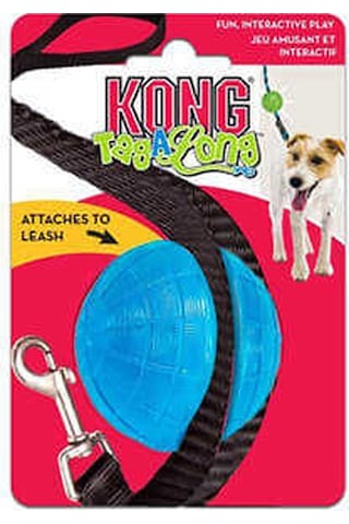 Kong TagAlong Gezdirme Kayışına Asılabilir Köpek Oyun Topu Medium