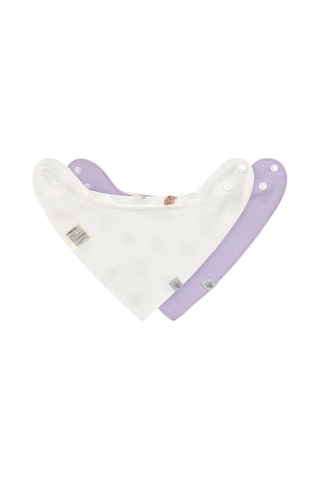 Lassig Tiny Team 2'li Bandana Önlük Kedi Temalı Çok Renkli