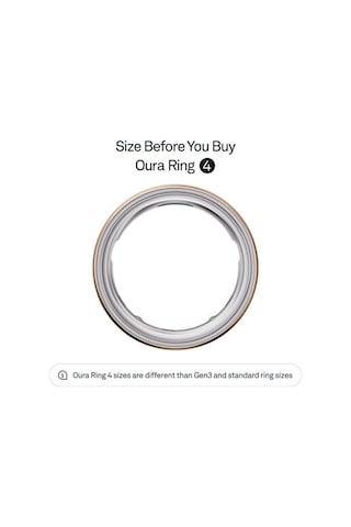 Oura Rose Gold Ring 4 Akıllı Dijital Ölçüm Yüzüğü Beden 8 Akıllı Yüzükler