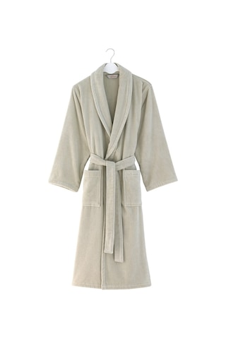Soft Cotton Micro Bornoz Ekru
