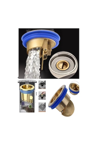 Periboia Otomatik Açılıp Kapanır Tek Yönlü Duş Valfi Gider Süzgec Çok Renkli