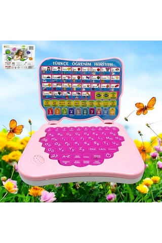 Eğitici Sesli Mavi-pembe Oyuncak Bilgisiyar