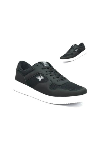 Luttoon 4027-24 Trend Fashion Sneakers Kadın Ayakkabı Siyah Beyaz Siyah