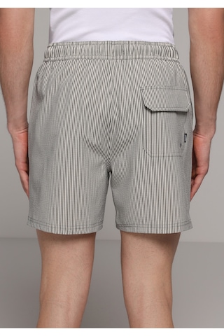 Colin's Colins Slim Fit Çizgili Erkek Antrasit Deniz Şortu Cl1079394 Q1.v1 Ant