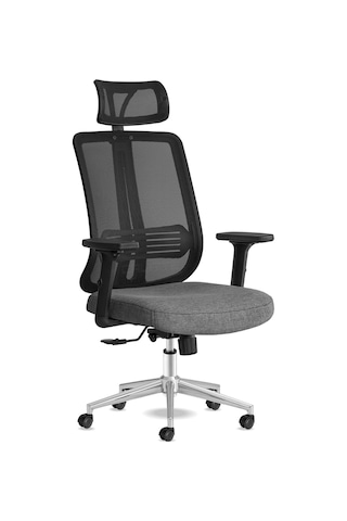 Calitteoyuncukoltuk Calitte Yönetici Çalışma Koltuğu | Spark Başlıklı | Siyah Krom