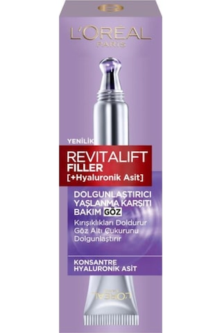 L'Oreal Paris Revitalift Filler Dolgunlaştırcı Göz Kremi 15 ML