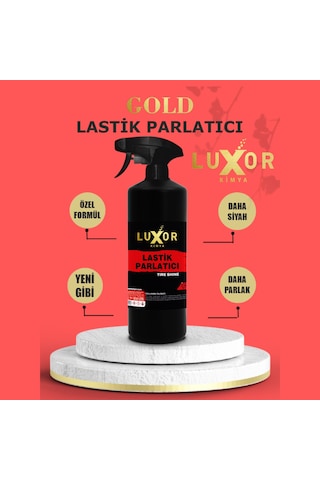 Luxor Kimya Gold Serisi Lastik Parlatıcı 473 ML + Sünger