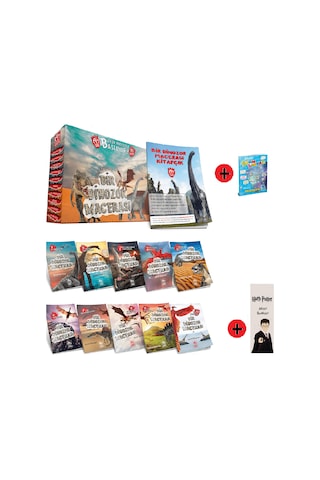 3. Sınıf Hikaye Kitabı Seti Model Yayınları Bir Dinozor Macerası + 3. Sınıf Test Kitabı + Kişiye Özel İsimli Harry Potter Kitap Ayracı