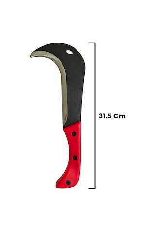 Ergüven Tahra Plastik Saplı Dövme Çelik 31.5 Cm