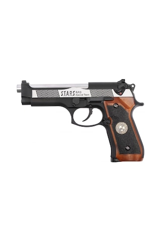 We Samurai Edge M9 Silver & Black Gbb Airsoft Tabanca