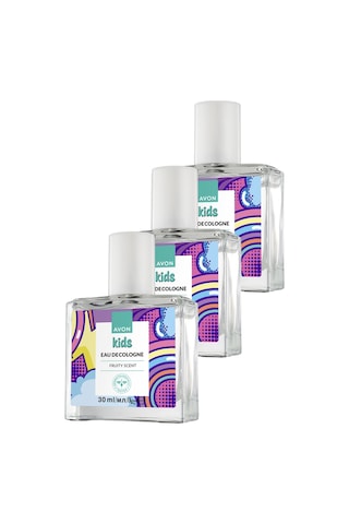 Kids Meyveli Kokulu Çocuk Parfüm Edc 30 Ml. Üçlü Paket