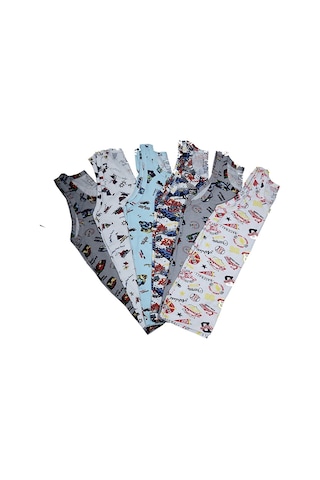 Tutku Erkek Çocuk Renkli Atlet Pamuklu Askılı Empirme 6'lı