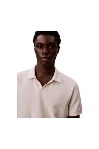 Calvin Klein Lv04rf215g Ss Open Collar Casual Erkek Polo Tişört Beyaz