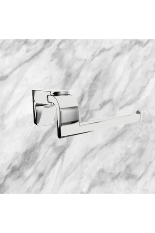 Star Collections Uzun Ömürlü Paslanmaz Krom Açık Tuvalet Kağıtlığı, Modern Banyo & Tuvalet Aksesuarı