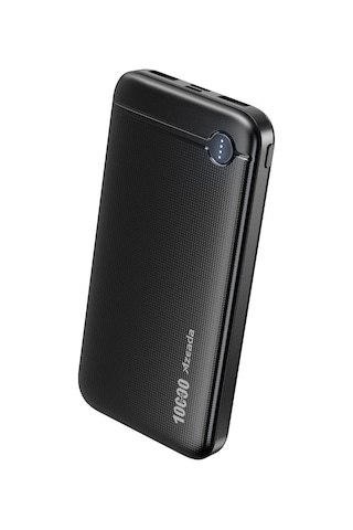 Azeada 10000 Mah 5V-2A Type-C Usb Giriş Led Işıklı Gösterge Powerbank