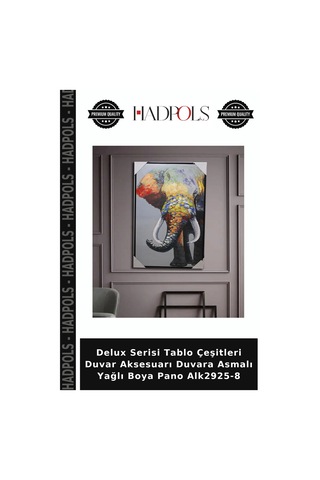 Delux Serisi Tablo Çeşitleri Duvar Aksesuarı Duvara Asmalı Yağlı Boya Pano Alk2925-8