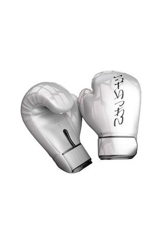 Boks Antrenman Eldiveni Müsabaka Muay Thai Egzersiz Dövüşü Boks Torbası Eldiveni 10oz Beyaz