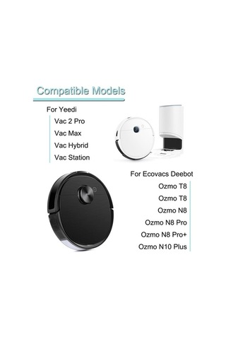 Flybuy Ecovacs Deebot Ozmo T8/t8 Aivi/n8/n8 Pro Plus Robot Süpürge Ana/fırça Yan/fırça Filtresi