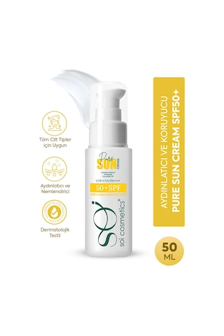 Soi Cosmetics Soi Pure Sun Cream SPF50+ 50 ML