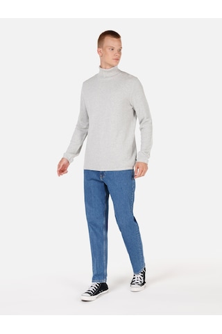 Colin's Colins Regular Fit Turtle Neck Gri Erkek Kazak Cl1064879 Gri