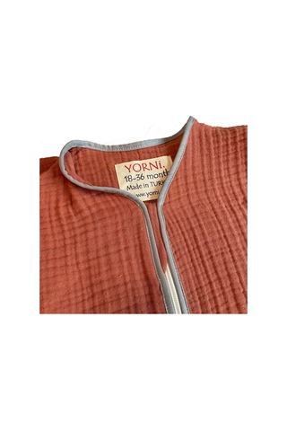 Yorni Kiremit Yazlık Ve Mevsimlik 4 Kat Müslin Torba Uyku Tulumu Kiremit