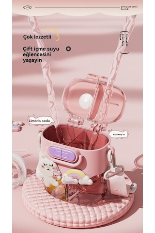 Pazly Sevimli Dizgi Film Çiftçi Büyük Kapasiteli Kırmızı Fincan Kırmızı